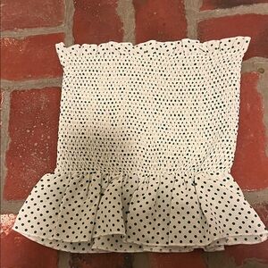 Polka Dot Ruffle shirt